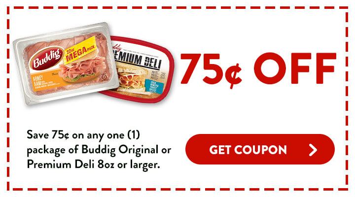 Save 75 cents on any 1 package of Buddig Original or Premium Deli 8 ounces or larger