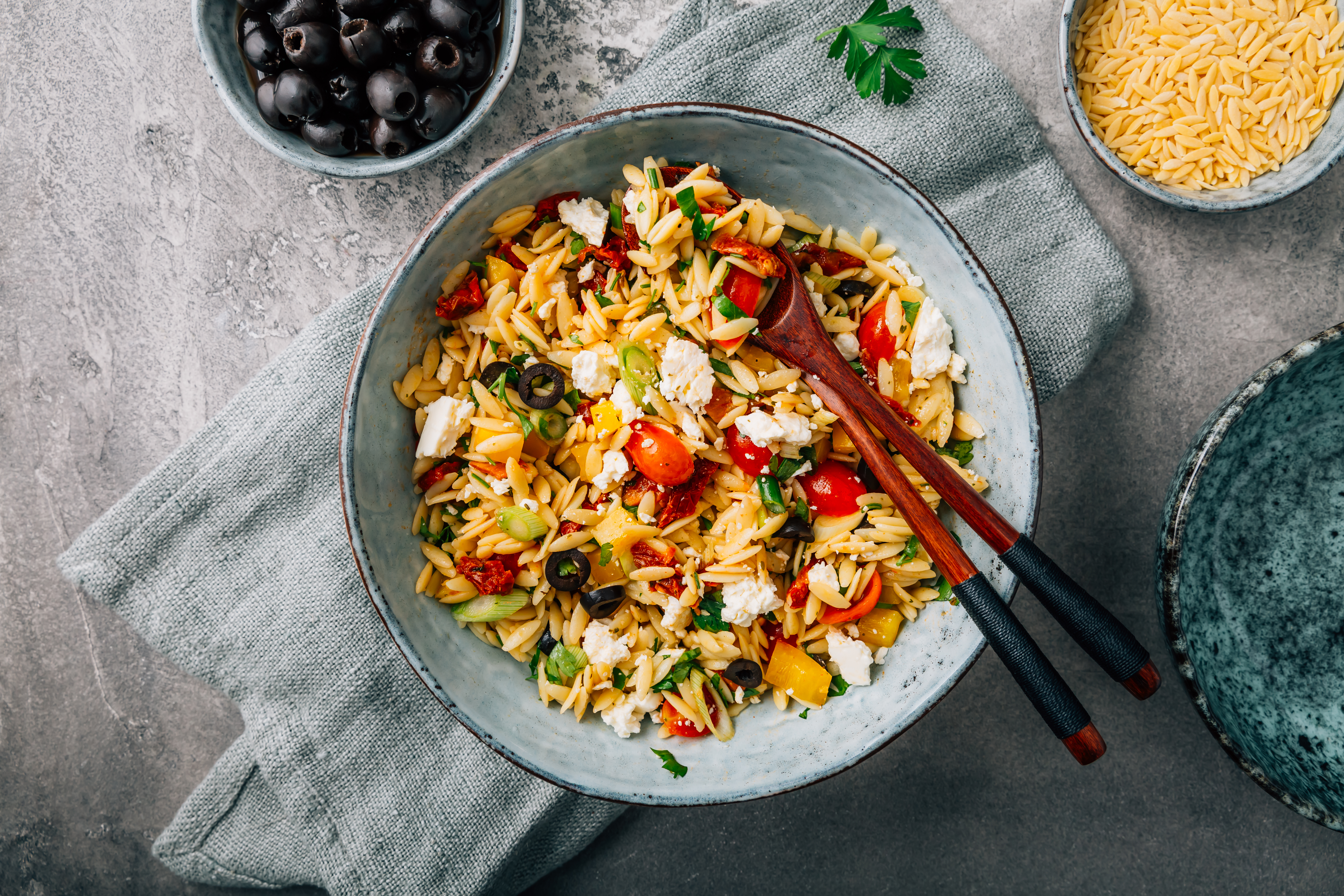 mediterranean orzo salad