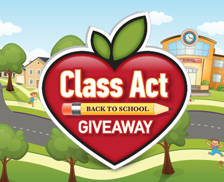 Class Act Back To School Giveaway logo