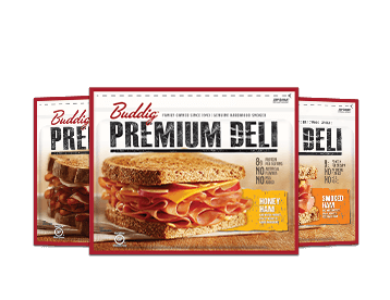 Buddig premium deli products in their packaging