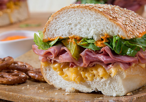 Mac & Cheese Sub Sandwich