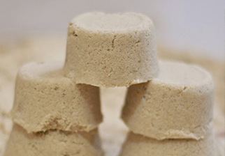 How to make sticky sand dough